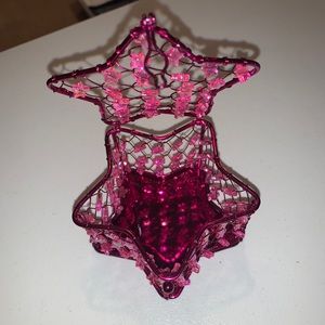 Pink star jewelry holder ⭐️